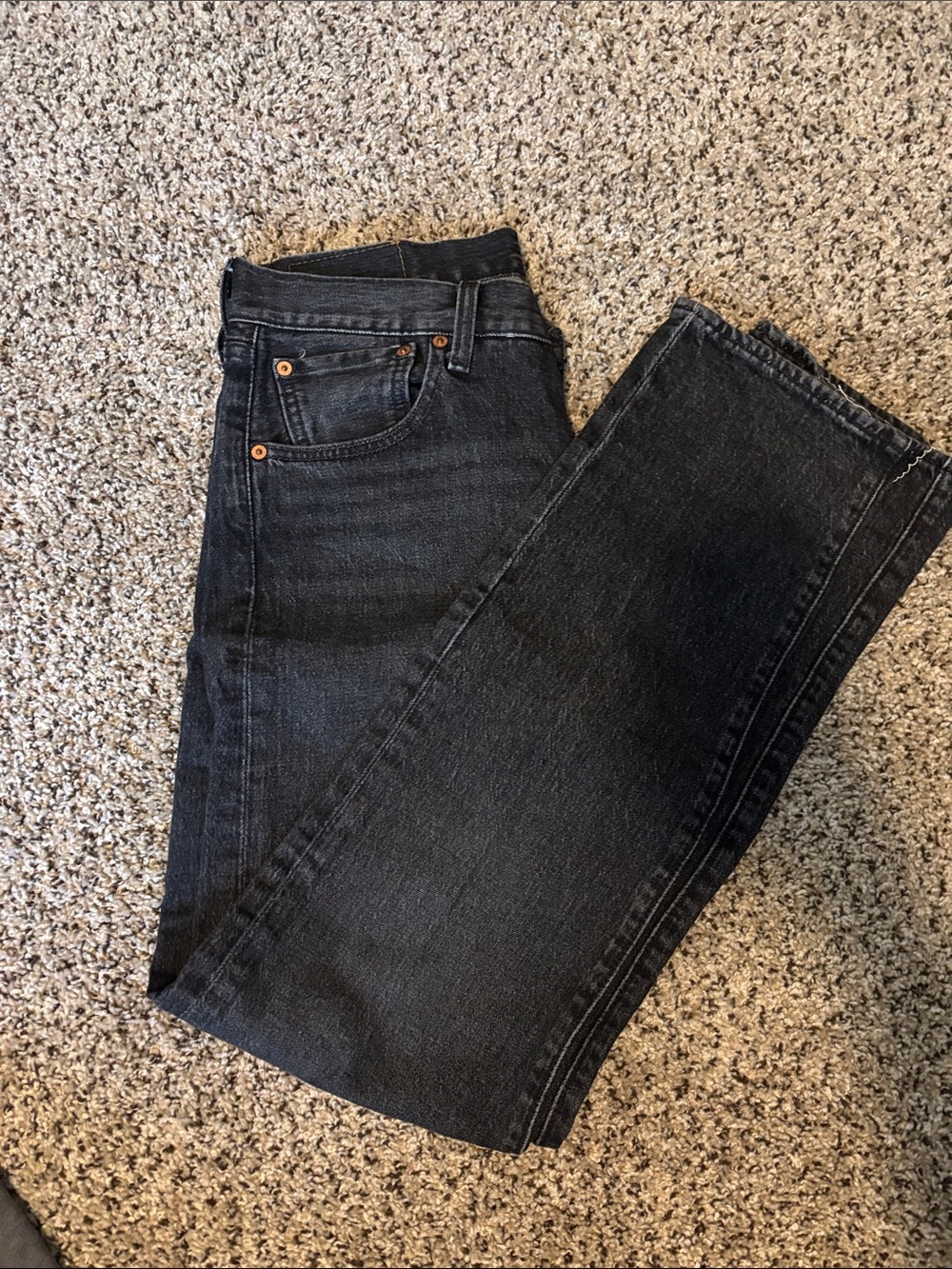 Levi's Black Straight-Leg Men's Jeans
